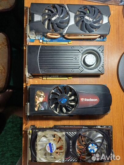 Игровые видеокарты 1,2,3 гб