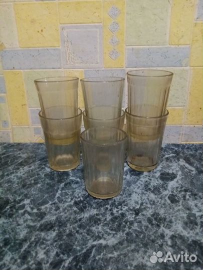 Стаканы гранённые. СССР. Много. Самовывоз