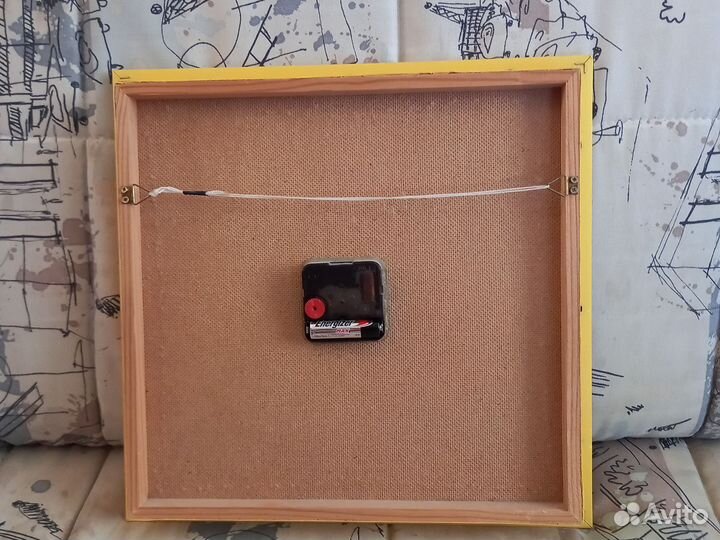 Детские часы вышивка Микки Маус