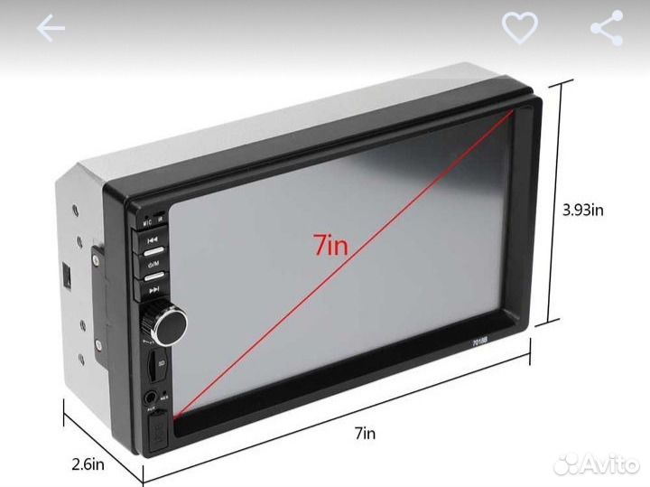 Продам новую 2din автомагнитолу