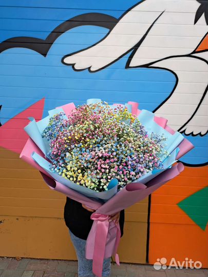 Букет из гипсофилы XL