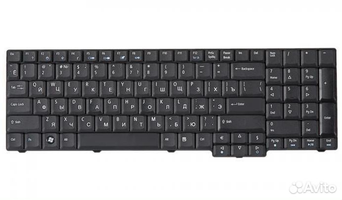 Клавиатура для ноутбука Acer 6530, 9300, 5737 черн