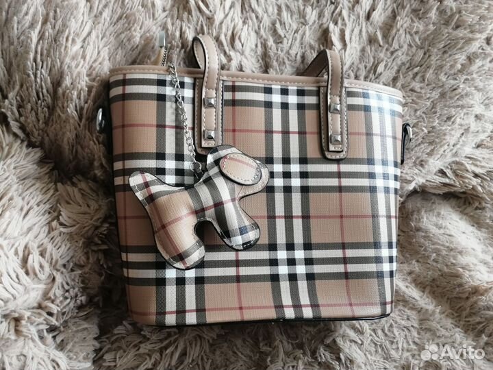 Сумка женская в клетку