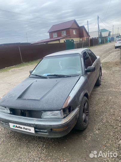 Toyota Corolla 1.3 МТ, 1990, битый, 321 515 км