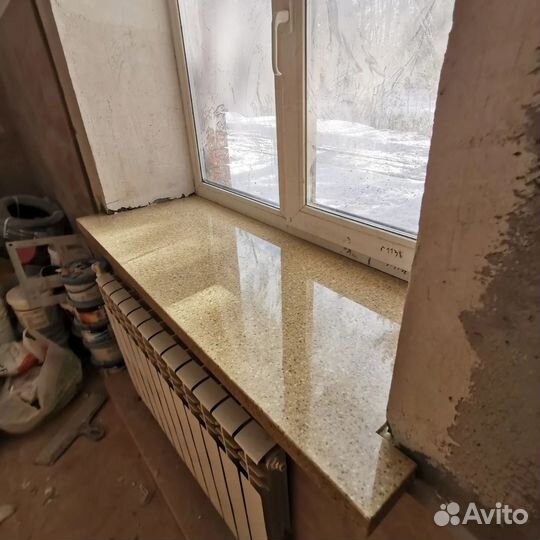 Подоконник из искусственного камня
