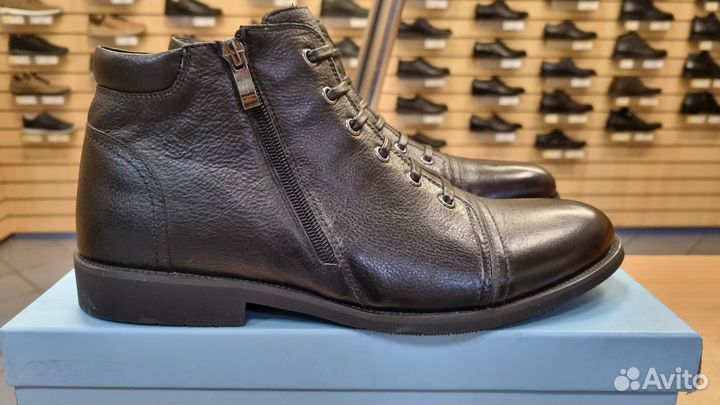 Ботинки мужские 41, Chauss azur, зима, новые