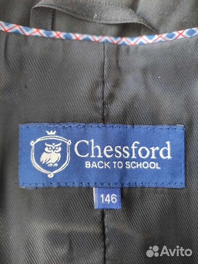 Школьный костюм для мальчика 140 146 синий