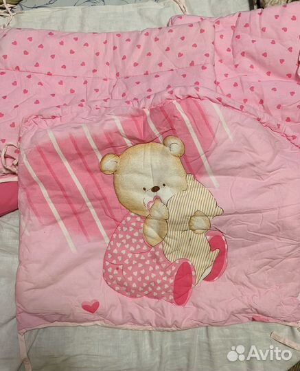 Бортики на детскую кроватку