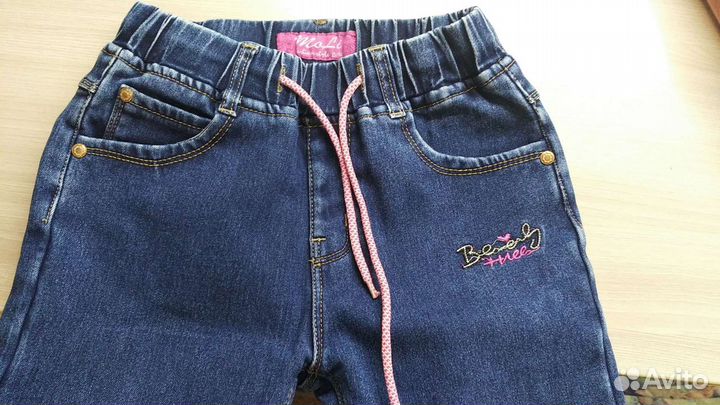 Джинсы утепленные
