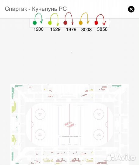 Билеты ниже номинала хк Спартак