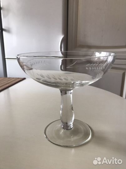 Вазочка стеклянная времен СССР