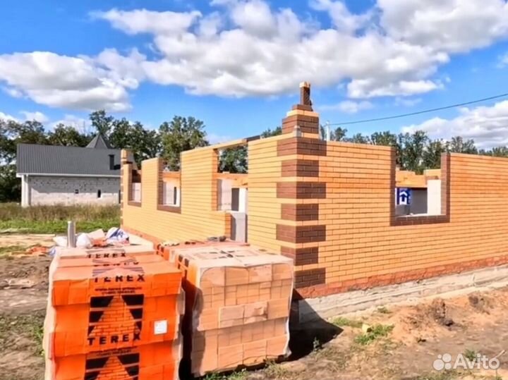 Облицовочный кирпич Терекс (гладкий) цвет Солома