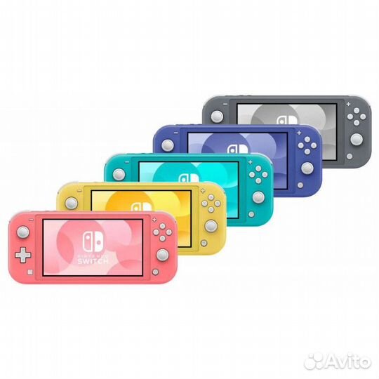 Nintendo switch lite + 990 Игр (Новые)