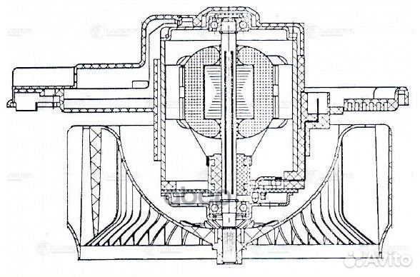 Вентилятор отопителя салона honda accord 02