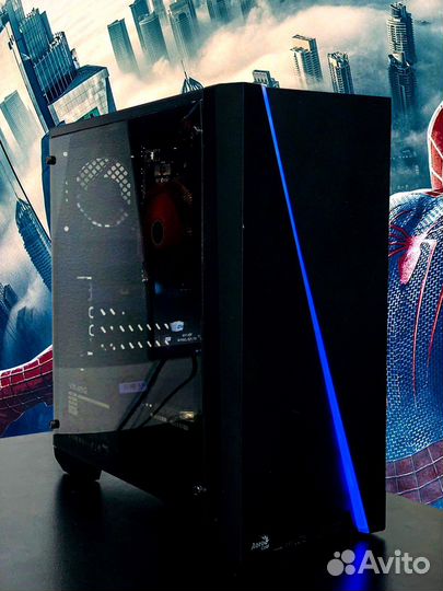 Игровой компьютер.RX 550 2GB,Intel Core i3,8GB
