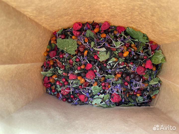 Иван-чай 1кг с ягодами и травами, просто сказка