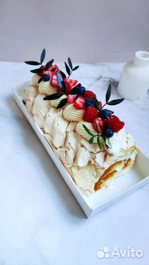 Меренговый рулет