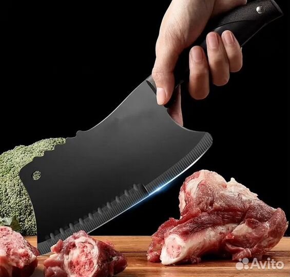 Кухонный нож топорик многофункциональный