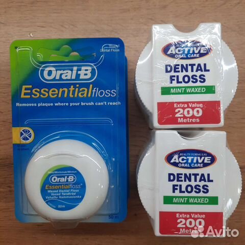 Зубная нить 50 м и 200 м (Великобритания)