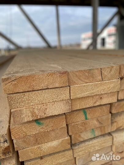 Доска обрезная 40х150х6000мм