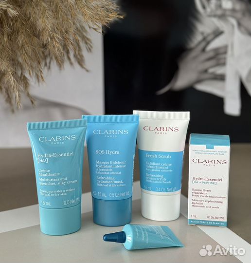 Clarins hydra-essentiel набор