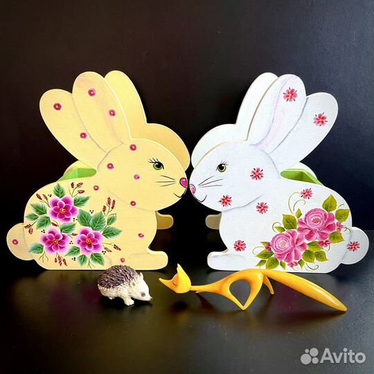 Кролик пасхальный. Конфетница, подставка