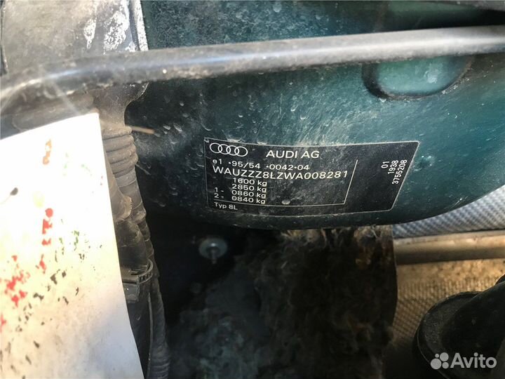 Разбор на запчасти Audi A3 (8L1)