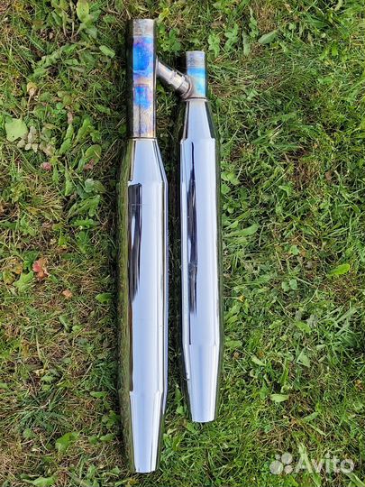 Оригинальный выхлоп Harley Davidson Fat boy