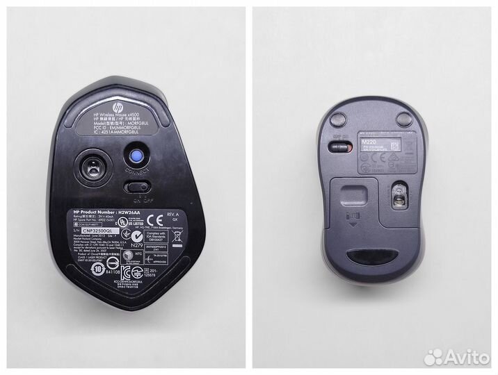 Мыши беспроводные Logitech, HP