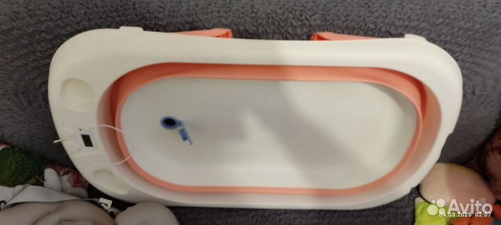 Детская ванночка для купания складная