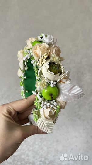 Ободок из цветов