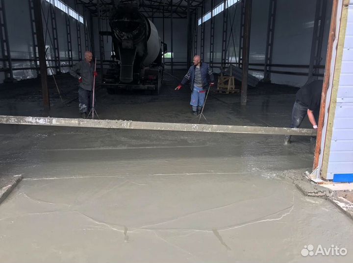 Бетонные полы с топпингом для склада (Арт 54)