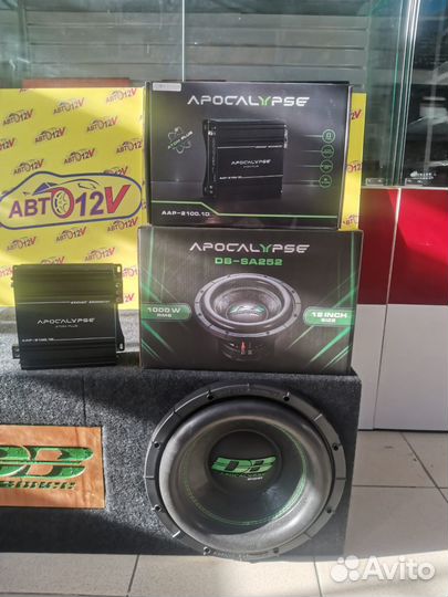 Автозвук Комплект сабовое звено Deaf Bonce новое