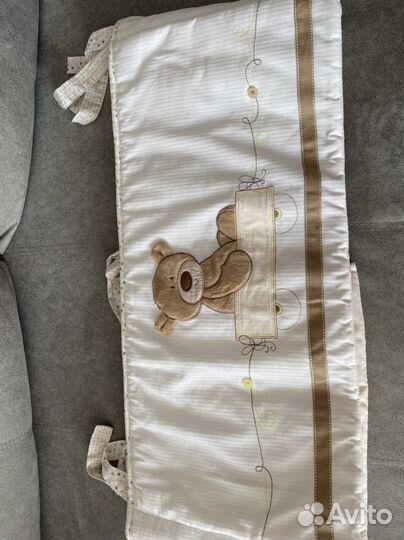Бортики mothercare в кроватку