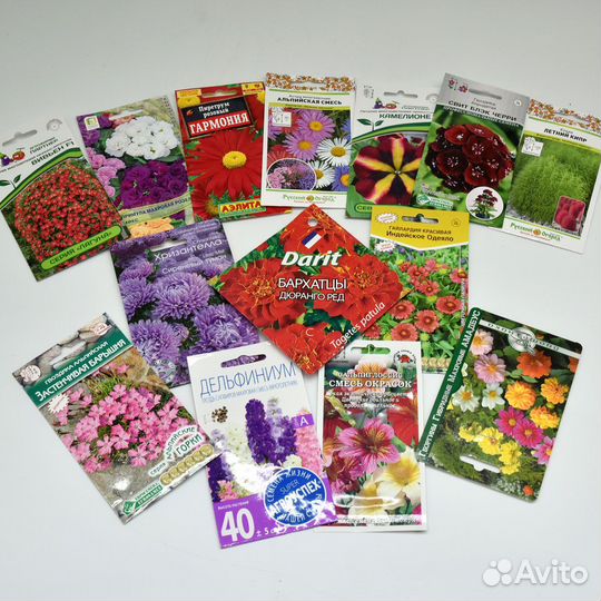 Семена цветов в ассортименте