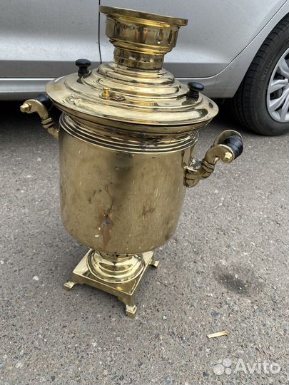 Самовар на дровах старинный царский