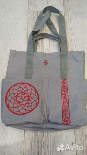 Эко сумка- шопер с ручной росписью