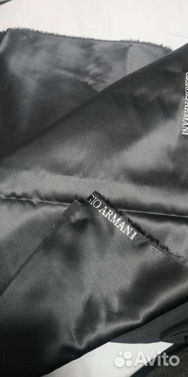 Ткань натуральный атласный шёлк, 90*2м40см