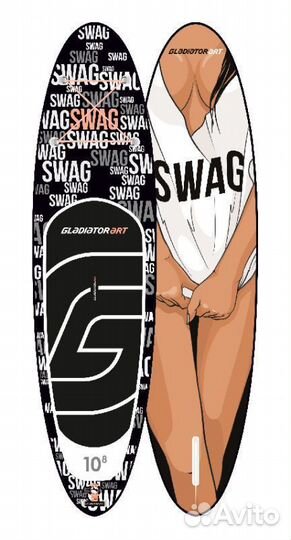 SUP Board gladiator ART 10.8 черный