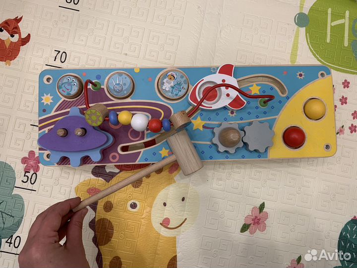 Бизиборд деревянный