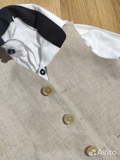 Жилет и рубашка на мальчика 2 года 92 см