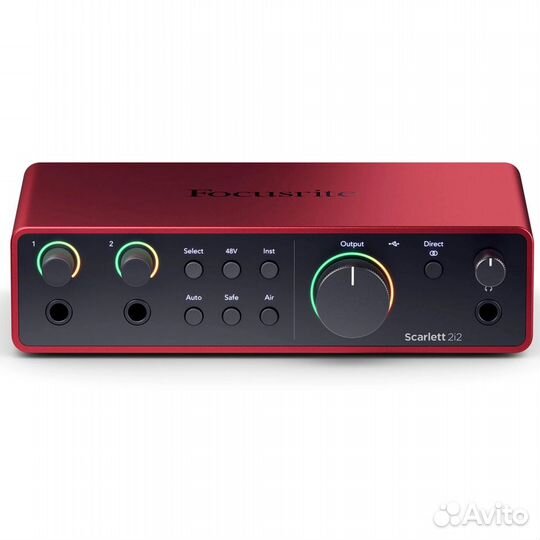 Focusrite Scarlett 2i2 4th Generation, 2-канальный