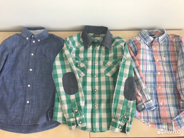 Рубашка на мальчиков возраст разный от 4 лет