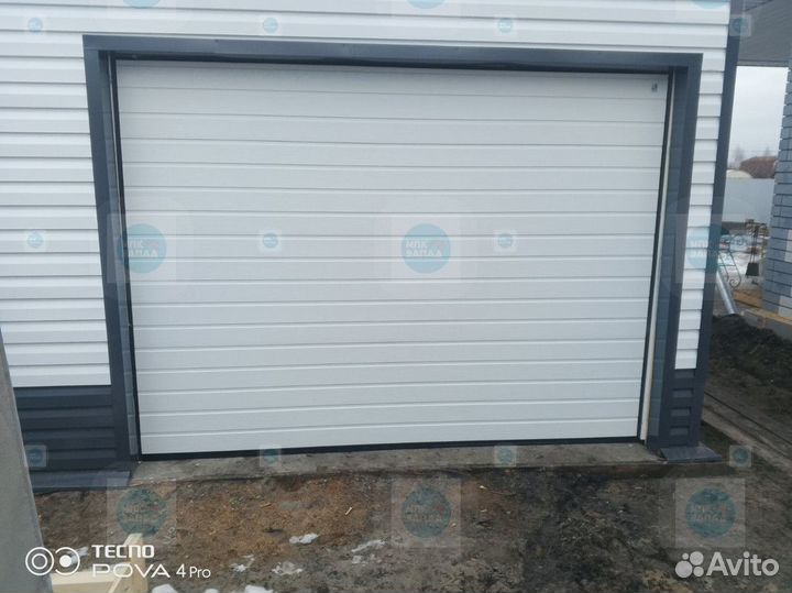 Гаражные автоматические ворота 2400 * 2000 Нижняя