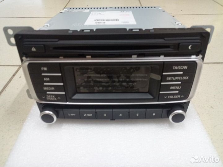 Штатная магнитола Kia Rio lll 961704Y000ASQ