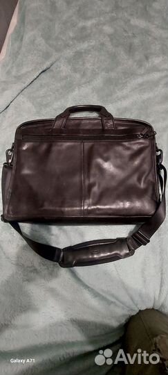 Сумка для ноутбука натуральная кожа фирма tumi