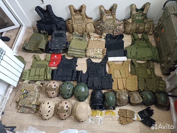 Плитник Бронежилет Перчатки Шлема Аптечки