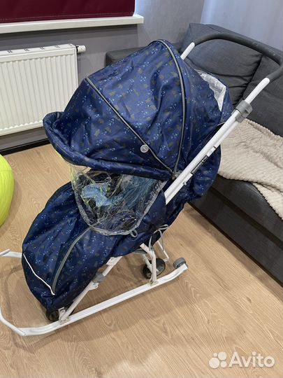 Детские санки коляска