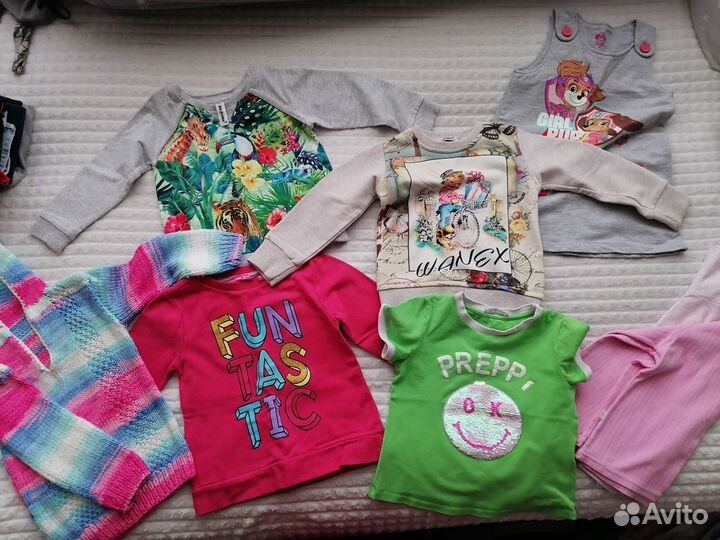Детская одежда для девочек 92 98 пакетом