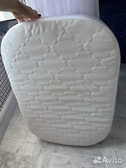 Матрас в детскую кроватку incanto овальный nuvola